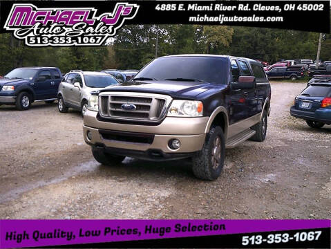 2008 Ford F-150 for sale at MICHAEL J'S AUTO SALES in Cleves OH