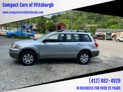 2005 Mitsubishi Outlander for sale at Compact Cars of Pittsburgh in Pittsburgh PA