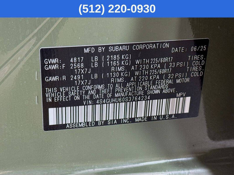 2025 Subaru Crosstrek Wilderness