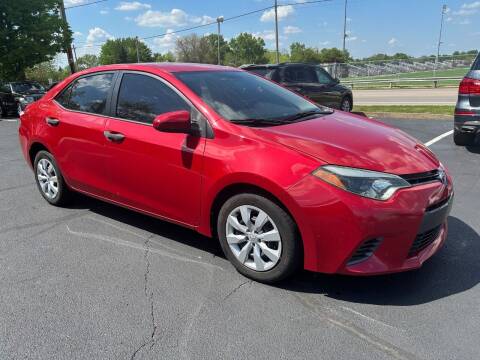 2015 Toyota Corolla for sale at Borderline Auto Sales in Milford OH