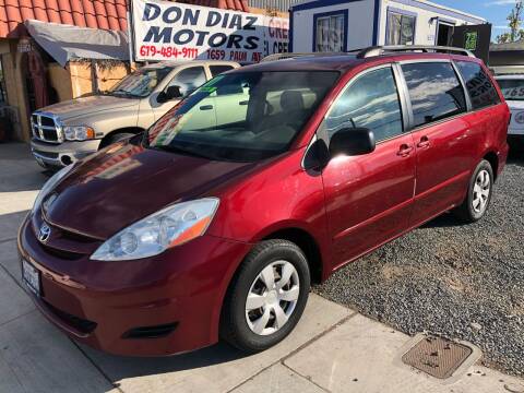 2007 Toyota Sienna for sale at DON DIAZ MOTORS in San Diego CA