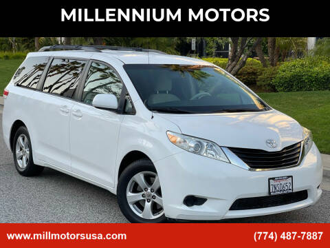 2011 Toyota Sienna for sale at MILLENNIUM MOTORS in Van Nuys CA