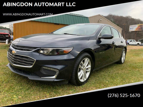 2016 Chevrolet Malibu for sale at ABINGDON AUTOMART LLC in Abingdon VA