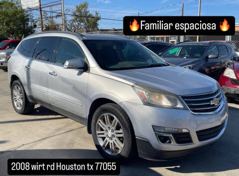 2015 Chevrolet Traverse for sale at Hispanos Cars 4 Less by Cadena Motors, Inc. in Houston TX