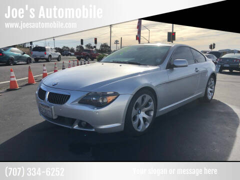 2007 BMW 6 Series for sale at Joe's Automobile in Napa CA