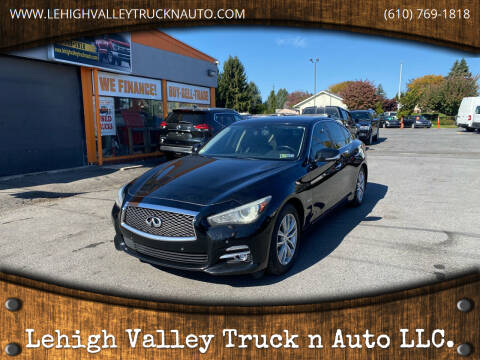 2014 Infiniti Q50 Hybrid for sale at Lehigh Valley Truck n Auto LLC. in Schnecksville PA