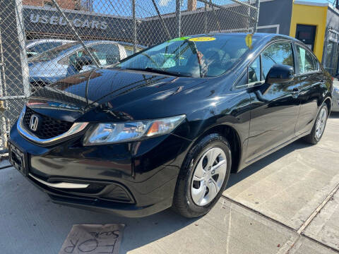 2013 Honda Civic for sale at DEALS ON WHEELS in Newark NJ