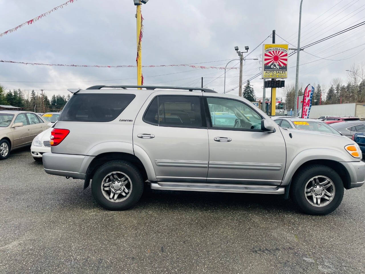 2003 Toyota Sequoia for sale at New Creation Auto Sales in Everett, WA