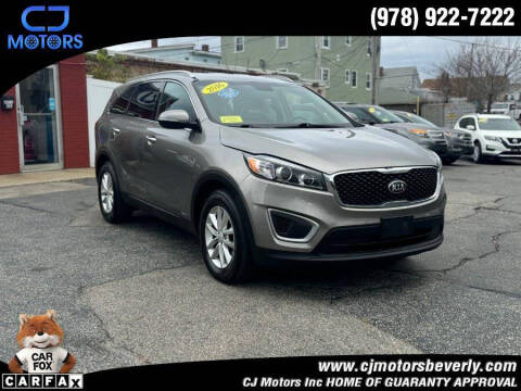 2016 Kia Sorento for sale at CJ Motors Inc. in Beverly MA