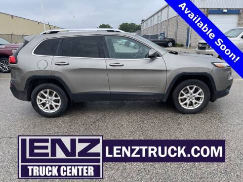 2017 Jeep Cherokee for sale at LENZ TRUCK CENTER in Fond Du Lac WI