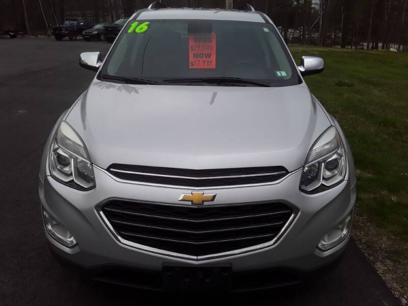 2016 Chevrolet Equinox for sale at A-1 AUTO REPAIR & SALES in Chichester NH