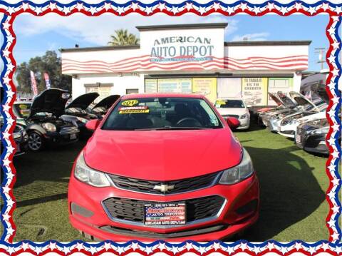 2017 Chevrolet Cruze for sale at American Auto Depot in Modesto CA