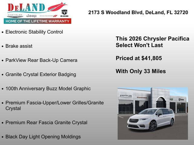 2026 Chrysler Pacifica Select