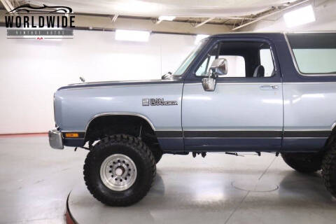 1989 Dodge Ramcharger 100
