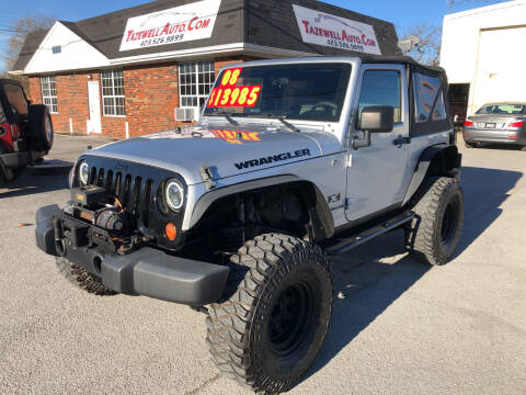 2008 Jeep Wrangler for sale at tazewellauto.com in Tazewell TN