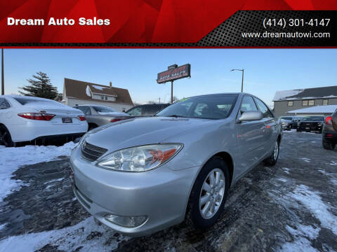 2004 Toyota Camry for sale at Dream Auto Sales in South Milwaukee WI