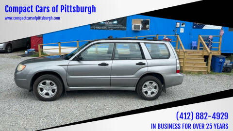 2007 Subaru Forester for sale at Compact Cars of Pittsburgh in Pittsburgh PA