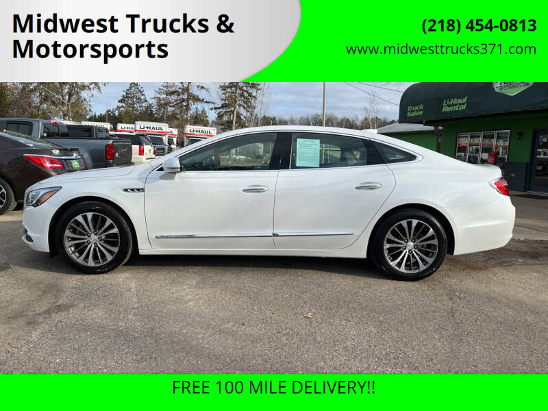 2017 Buick LaCrosse for sale at Midwest Trucks & Motorsports in Merrifield MN
