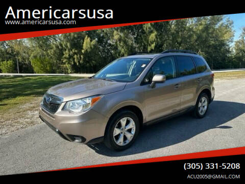 2015 Subaru Forester for sale at Americarsusa in Hollywood FL