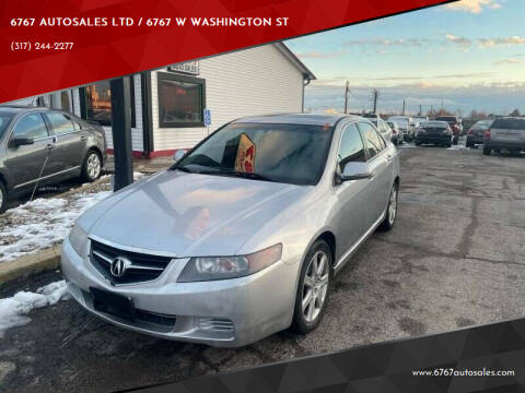 2004 Acura TSX for sale at 6767 AUTOSALES LTD / 6767 W WASHINGTON ST in Indianapolis IN