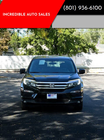 2018 Honda Pilot for sale at INCREDIBLE AUTO SALES in Bountiful UT