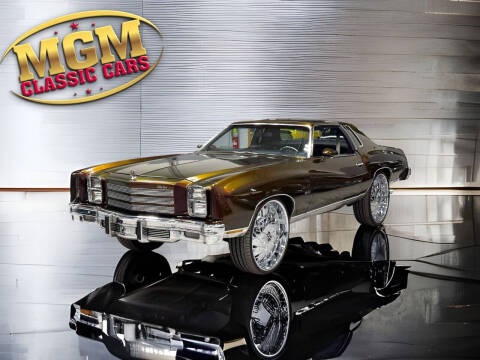 1977 Chevrolet Monte Carlo for sale at MGM CLASSIC CARS in Addison IL