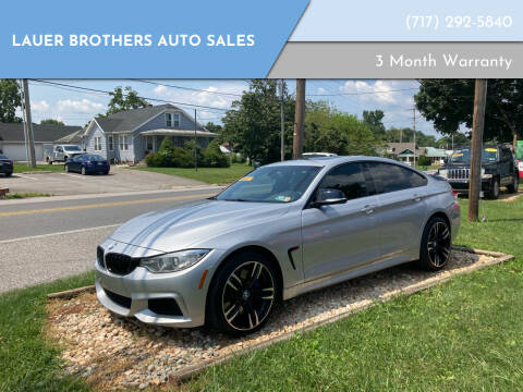 2015 BMW 4 Series for sale at LAUER BROTHERS AUTO SALES in Dover PA