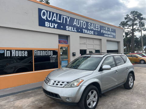 2005 Nissan Murano for sale at QUALITY AUTO SALES OF FLORIDA in New Port Richey FL