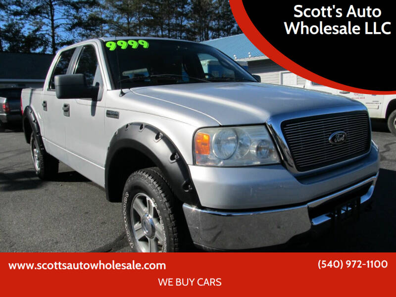 2008 Ford F-150 for sale at Scott's Auto Wholesale LLC in Locust Grove VA