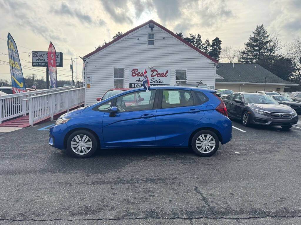 Blue 2016 Honda Fit LX LX 4dr Hatchback CVT 1