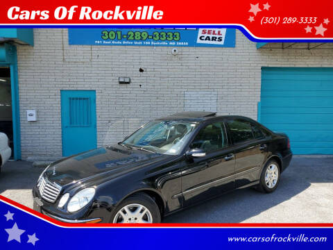 2006 Mercedes-Benz E-Class for sale at Cars Of Rockville in Rockville MD