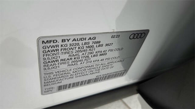 2024 Audi Q8 e-tron quattro Prestige