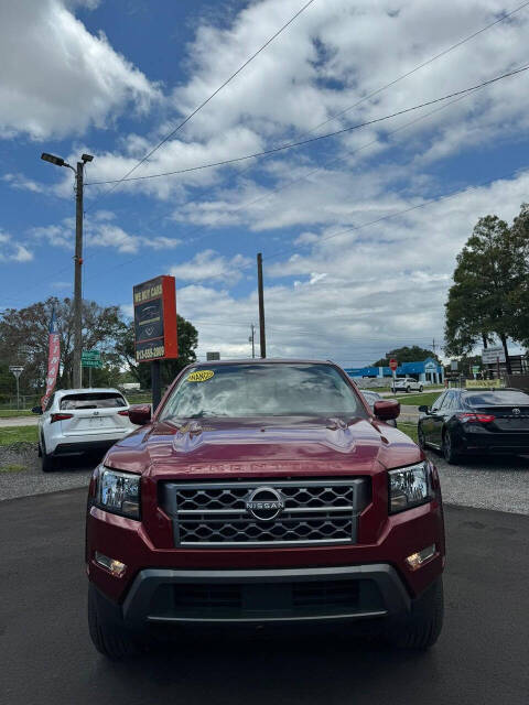 2022 Nissan Frontier for sale at PLANTATION MOTORS in Tampa, FL