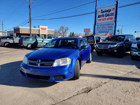 2014 Dodge Avenger for sale at Springs Auto Sales in Colorado Springs CO