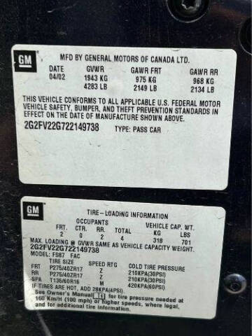 2002 Pontiac Trans Am