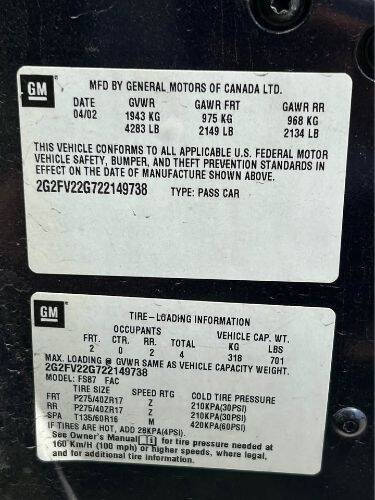 2002 Pontiac Trans Am