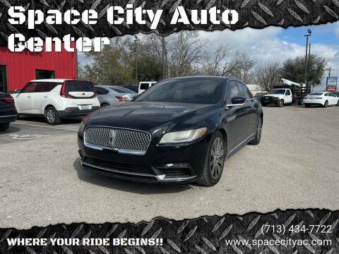 2017 Lincoln Continental for sale at Space City Auto Center in Houston TX