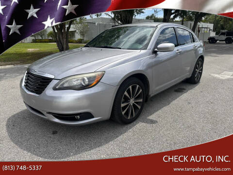 2013 Chrysler 200 for sale at CHECK AUTO, INC. in Tampa FL