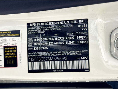 2021 Mercedes-Benz GLS GLS 580