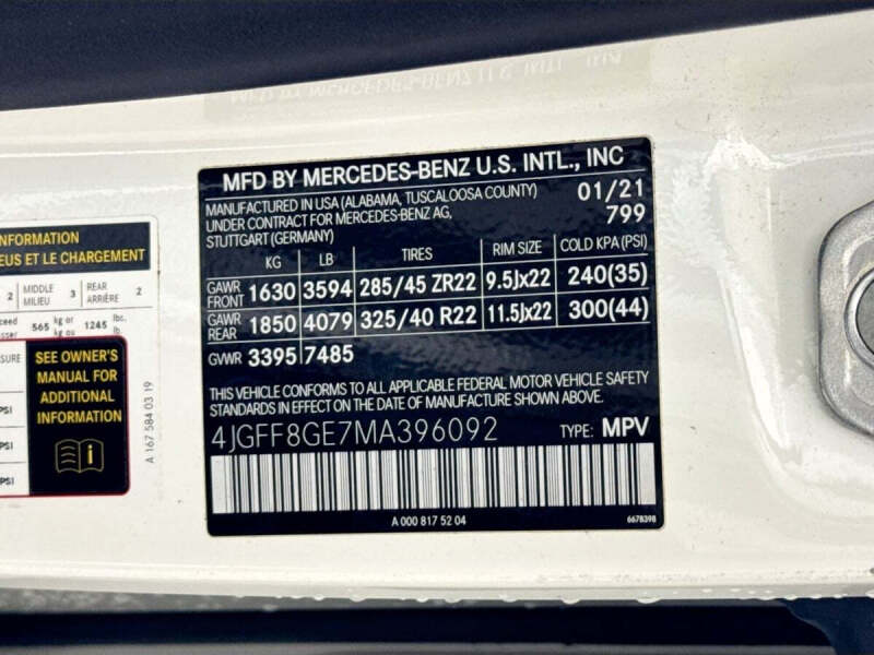 2021 Mercedes-Benz GLS GLS 580