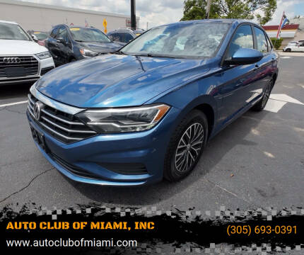 2019 Volkswagen Jetta for sale at AUTO CLUB OF MIAMI, INC in Miami FL