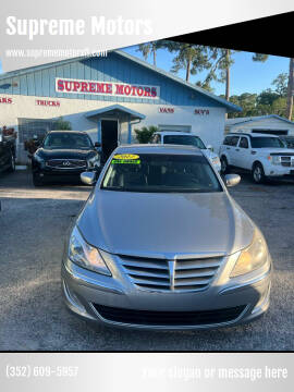 2012 Hyundai Genesis for sale at Supreme Motors in Tavares FL