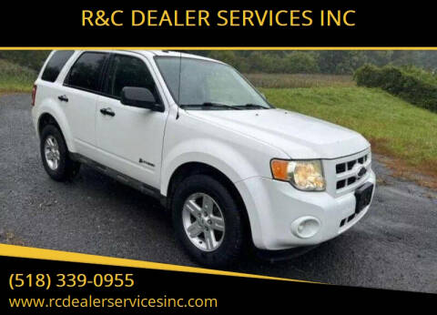 2009 Ford Escape Hybrid for sale at R&C DEALER SERVICES INC in Cohoes NY