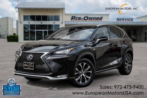 2017 Lexus NX 200t for sale at European Motors Inc in Plano TX