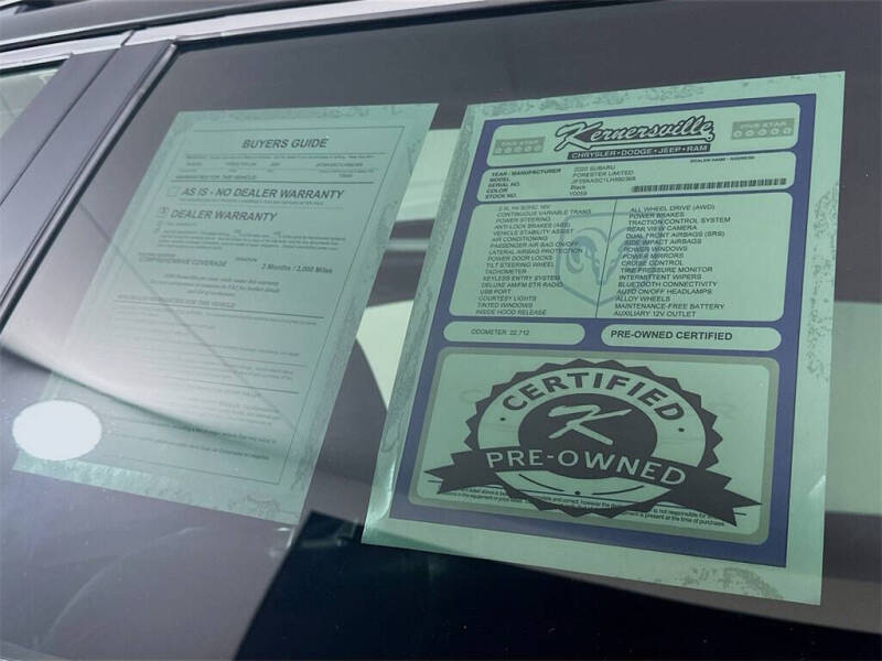 2020 Subaru Forester Limited