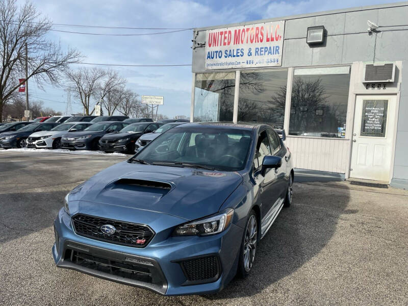 2018 Subaru WRX for sale at United Motors LLC in Saint Francis WI