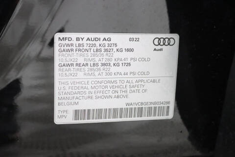 2022 Audi e-tron S quattro Prestige