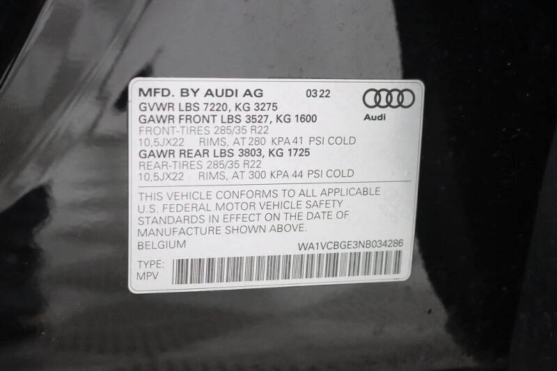 2022 Audi e-tron S quattro Prestige