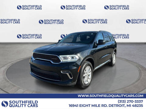 2021 Dodge Durango for sale at SOUTHFIELD QUALITY CARS in Detroit MI