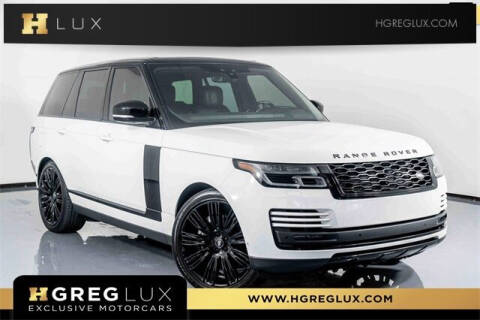 2019 Land Rover Range Rover for sale at HGREG LUX EXCLUSIVE MOTORCARS in Pompano Beach FL